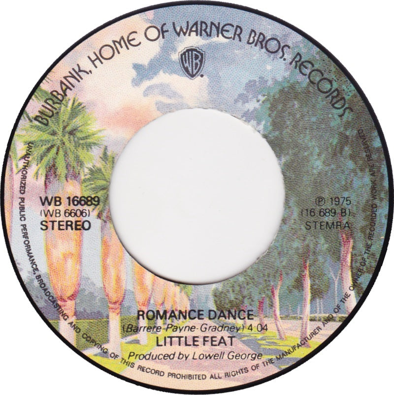 Little Feat - Long Distance Love Vinyl Singles