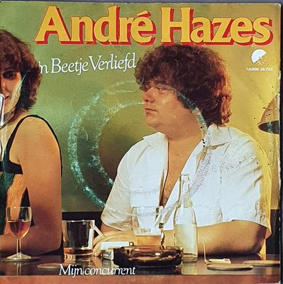 André Hazes - 'n Beetje Verliefd Vinyl Zeer Goed / Hoesje Goed "VINYLSINGLES.NL"