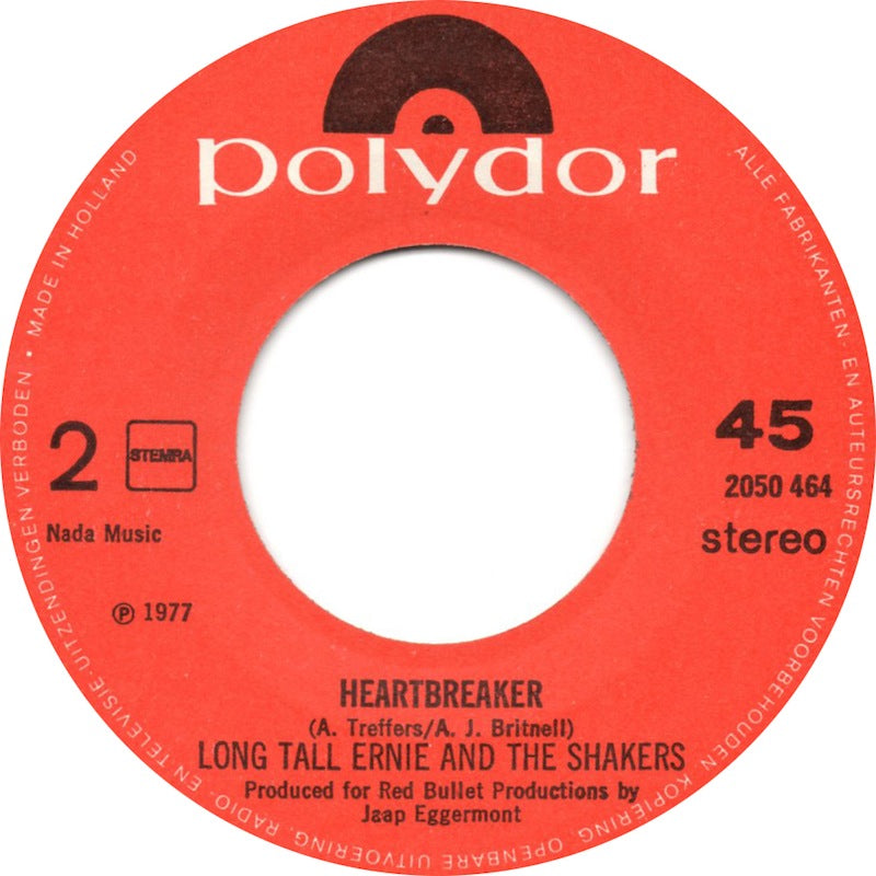 Long Tall Ernie And The Shakers - Ballerina Vinyl Singles Vinyl Very Good (VG) <br> Hoes Generic