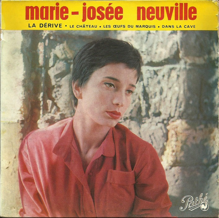 Marie-Josée Neuville - La Dérive Vinyl Singles EP Vinyl Very Good (VG) <br> Hoes Good Plus (G+)