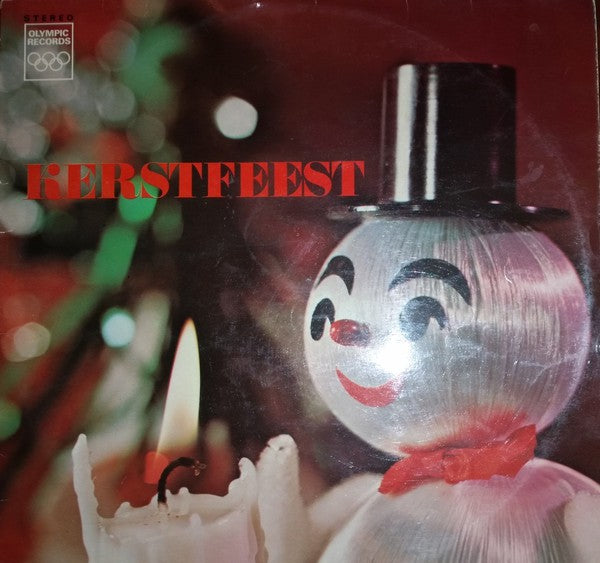 Kinderkoor De Markbloempjes - Kerstfeest (LP) Vinyl LP Vinyl Very Good (VG) <br> Hoes Good Plus (G+)