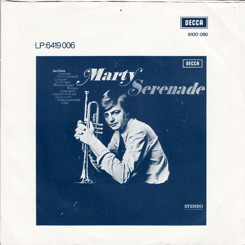 Marty Schreijenberg - Alma Mia (B-Keus) Vinyl Singles Vinyl Goed / Hoes Redelijk