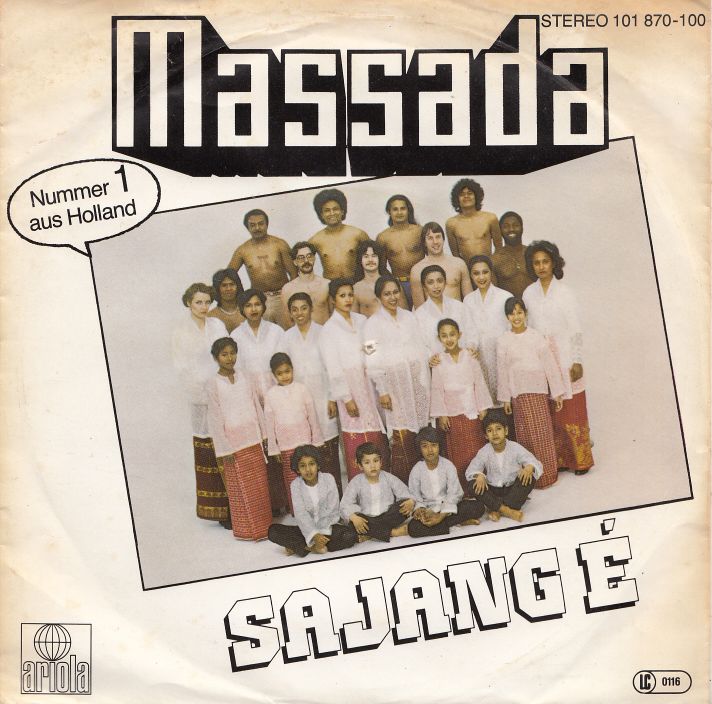 Massada - Sajang E 41989 Vinyl Singles Vinyl Very Good (VG) <br> Hoes Good Plus (G+)