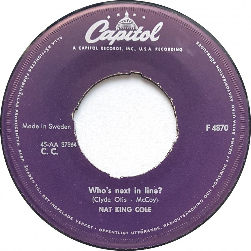 Nat King Cole - Dear Lonely Hearts Vinyl Singles Vinyl Goed / Hoes Generic