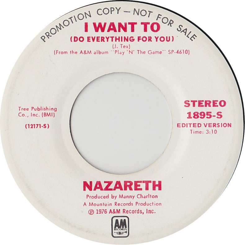Nazareth - I Want To (Do Everything For You)