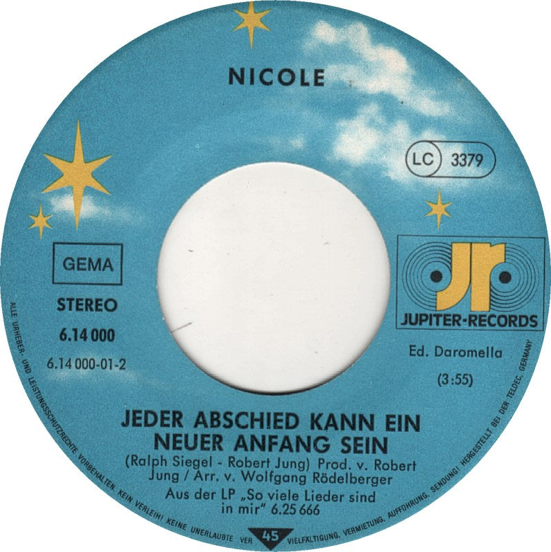 Nicole - Wenn Die Blumen Weinen Könnten