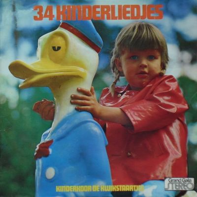 Kinderkoor De Kwikstaartjes - 34 Kinderliedjes (LP)