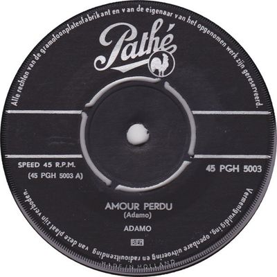 Adamo - Amour Perdu