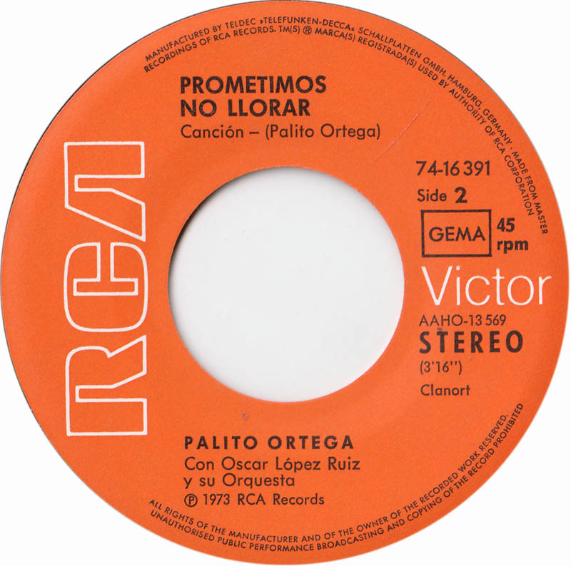 Palito Ortega - Yo Tengo Fe, "Que Todo Cambiara"