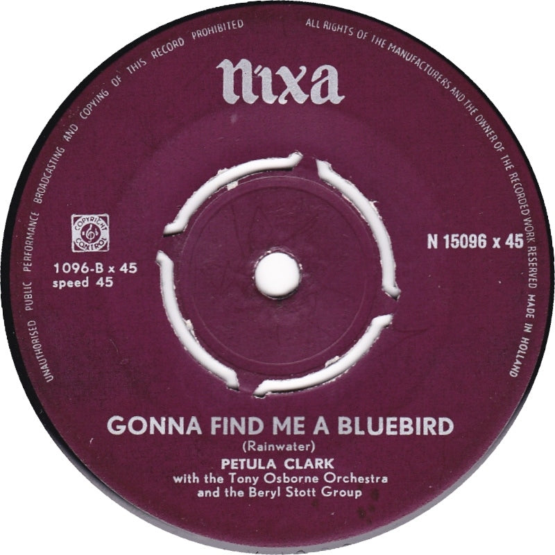 Petula Clark - With All My Heart Vinyl Singles Vinyl (VG) <br> Hoes Generic