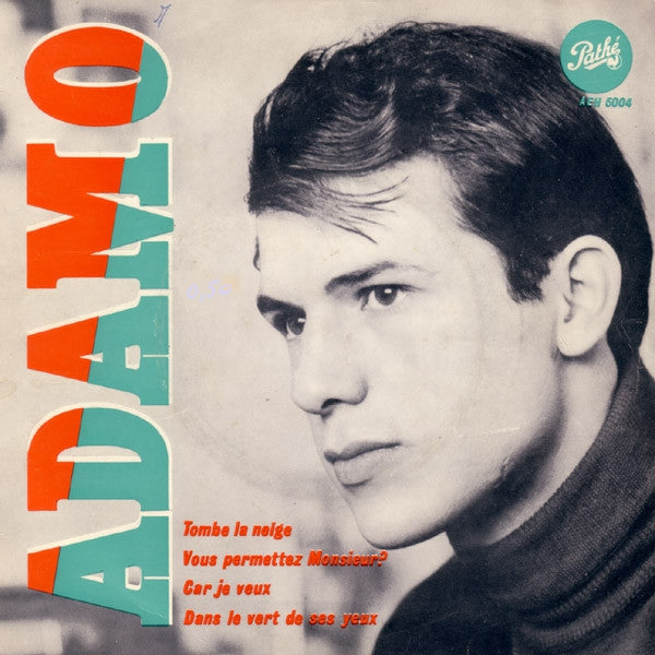 Adamo - Tombe La Neige 43553 Vinyl Singles Vinyl Very Good (VG) <br> Hoes Good Plus (G+)