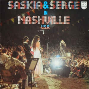 Saskia & Serge - Saskia & Serge In Nashville U.S.A. (LP) Vinyl LP Vinyl Very Good (VG) <br> Hoes Good Plus (G+)