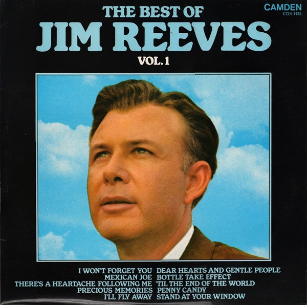 Jim Reeves - The Best Of Jim Reeves Vol. * (LP) Vinyl LP Vinyl Very Good (VG) <br> Hoes Good Plus (G+)