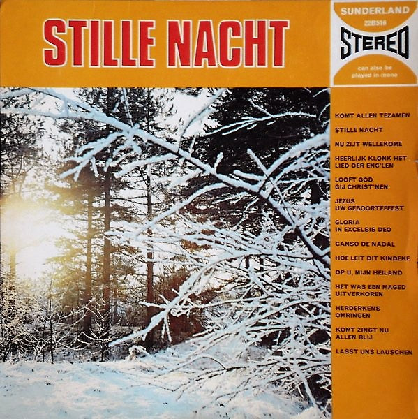 Various - Stille Nacht (LP) Vinyl LP Vinyl Very Good (VG) <br> Hoes Good Plus (G+)