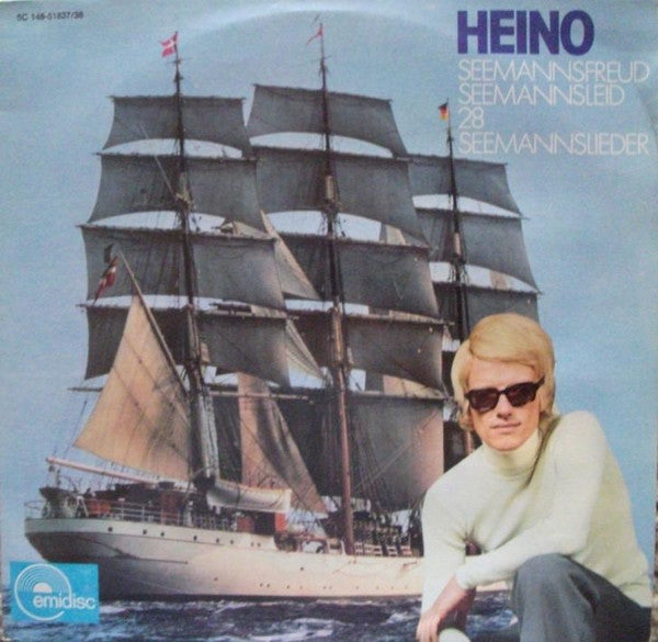 Heino - Seemannsfreud - Seemannsleid 28 Seemannslieder (LP) Vinyl LP Vinyl Very Good (VG) <br> Hoes Good Plus (G+)