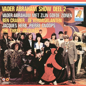 Various - Vader Abraham Show Deel 2 (LP) Vinyl LP Vinyl Very Good (VG) <br> Hoes Good Plus (G+)
