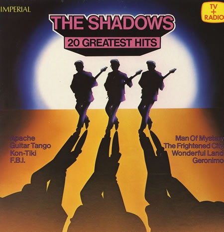 Shadows - ** Greatest Hits (LP) Vinyl LP Vinyl Very Good (VG) <br> Hoes Good Plus (G+)