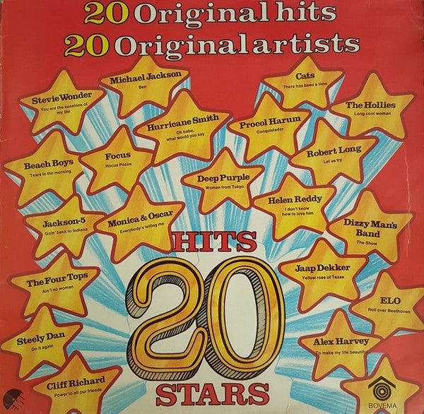 Various - 20 Original Hits 20 Original Artists (LP) 51990 Vinyl LP Vinyl Very Good (VG) <br> Hoes Good Plus (G+)
