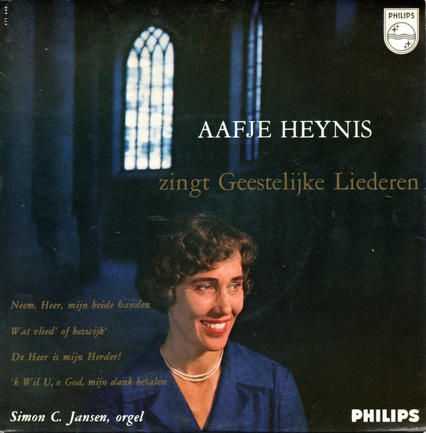Aafje Heynis - Zingt Geestelijke Liederen Vinyl Singles EP Vinyl Very Good (VG) <br> Hoes Good Plus (G+)