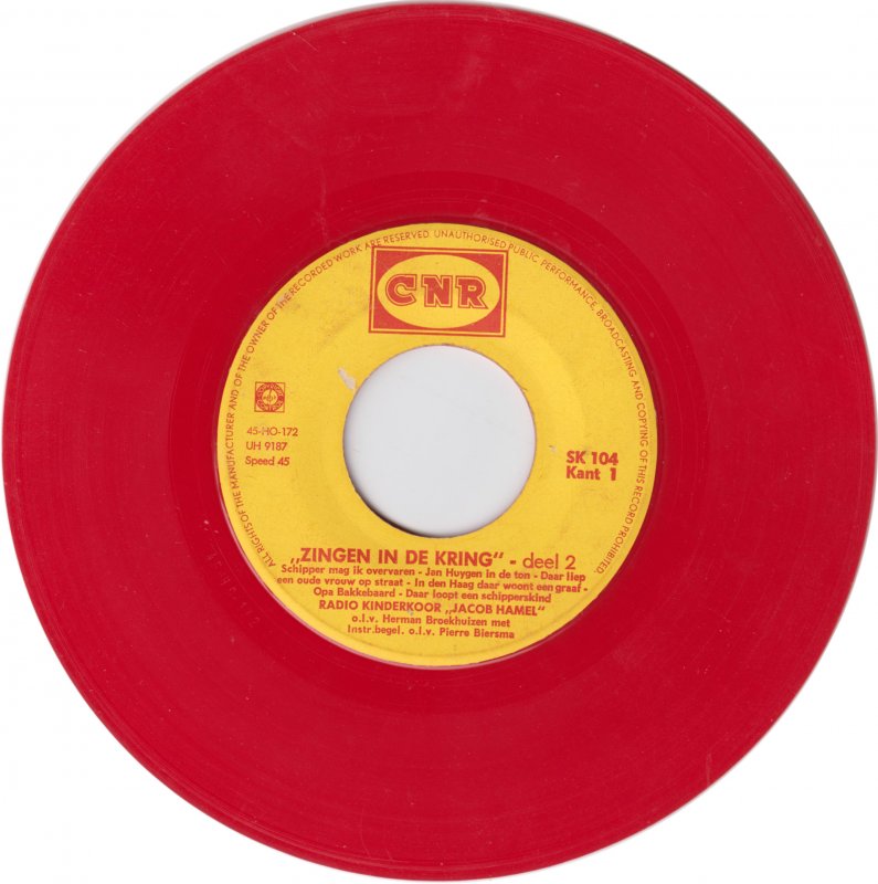 Kinderkoor Jacob Hamel - Zingen In De Kring 3 Vinyl Singles Vinyl Very Good (VG) <br> Hoes Good Plus (G+)