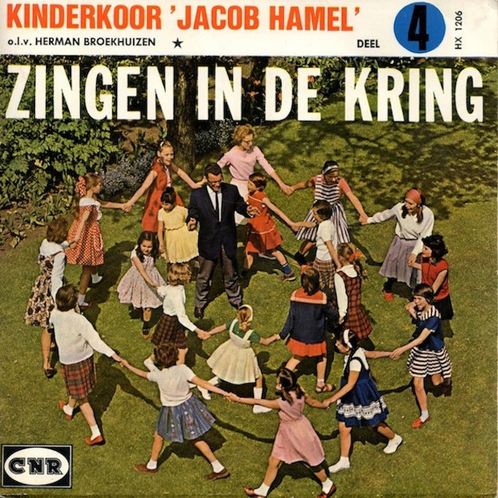Kinderkoor Jacob Hamel - Zingen In De Kring 4 (B-Keus) Vinyl Singles EP Vinyl Goed / Hoes Redelijk