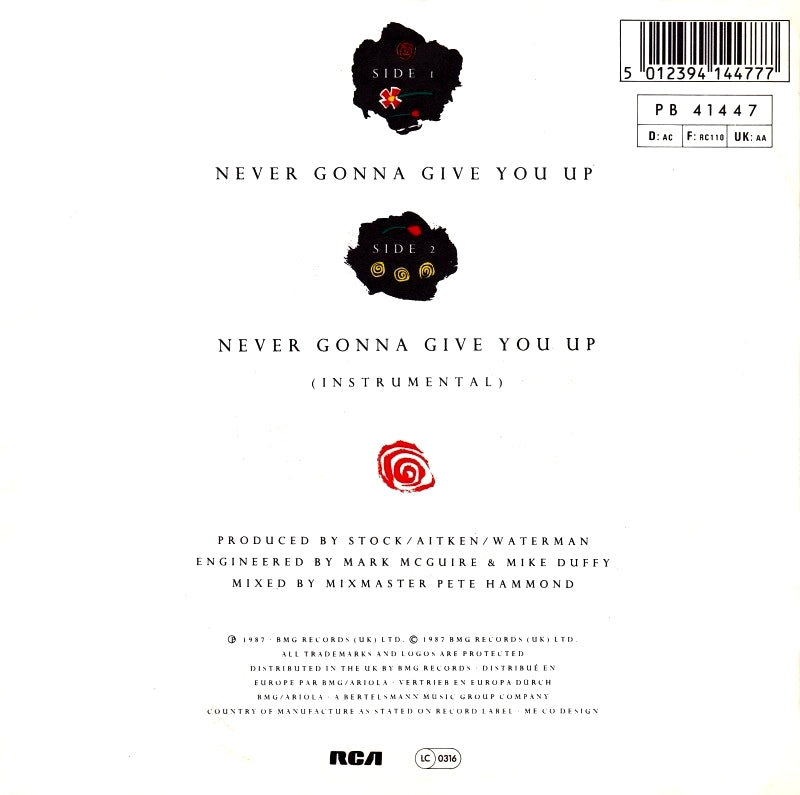 Rick Astley - Never Gonna Give You Up