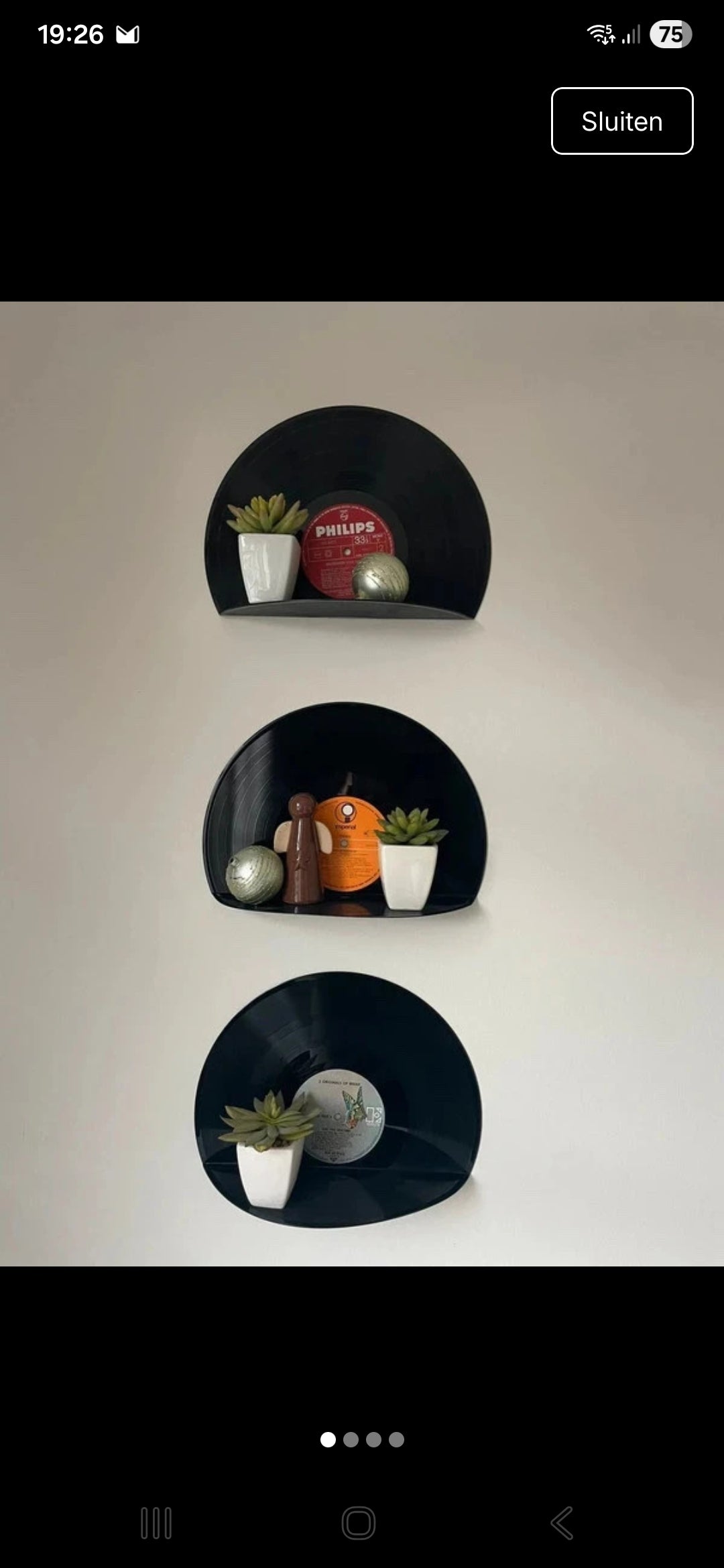 Vinyl Decoratie LP (set 3 stuks)