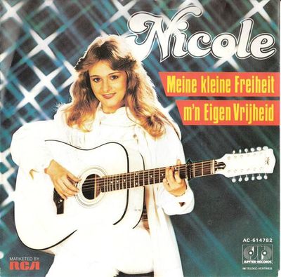 Nicole - Meine Kleine Freiheit Vinyl Singles Vinyl Zeer Goed / Hoesje Goed "VINYLSINGLES.NL"