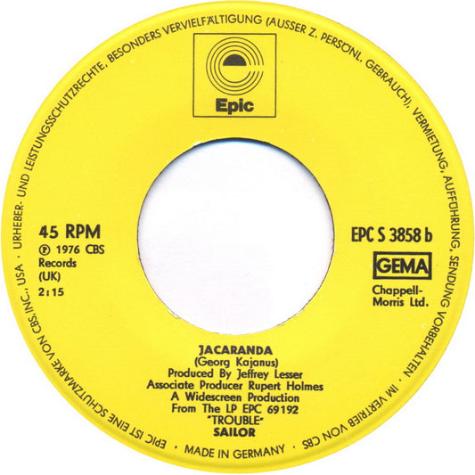 Sailor - Girls, Girls, Girls