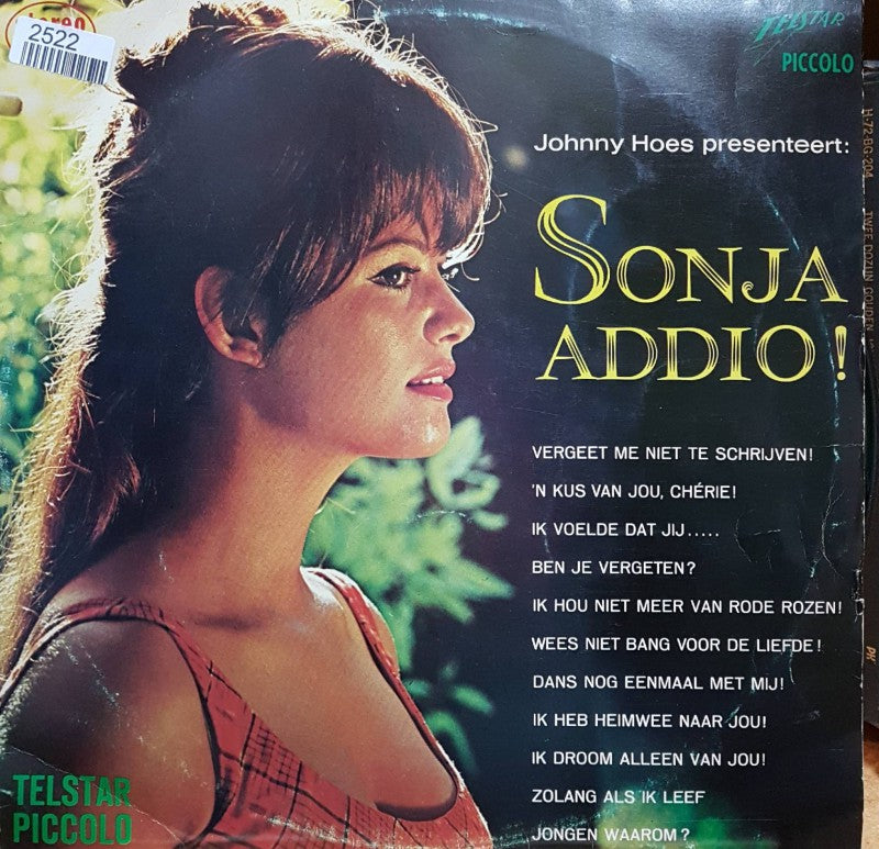 Various - Sonja Addio! (LP) Vinyl LP Vinyl Very Good (VG) <br> Hoes Good Plus (G+)