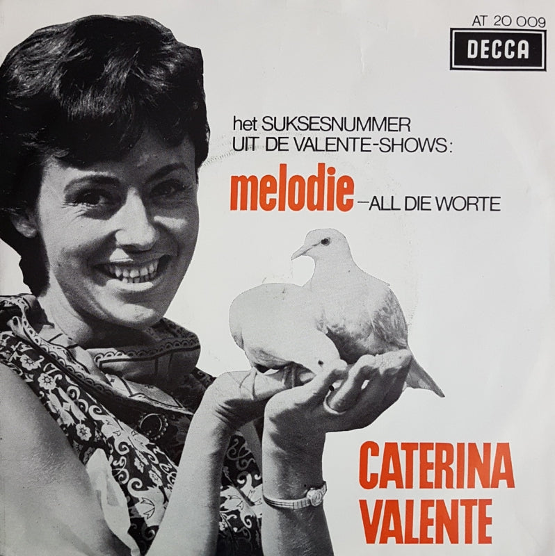 Caterina Valente - Melodie 36153 Vinyl Singles Vinyl Very Good (VG) <br> Hoes Good Plus (G+)