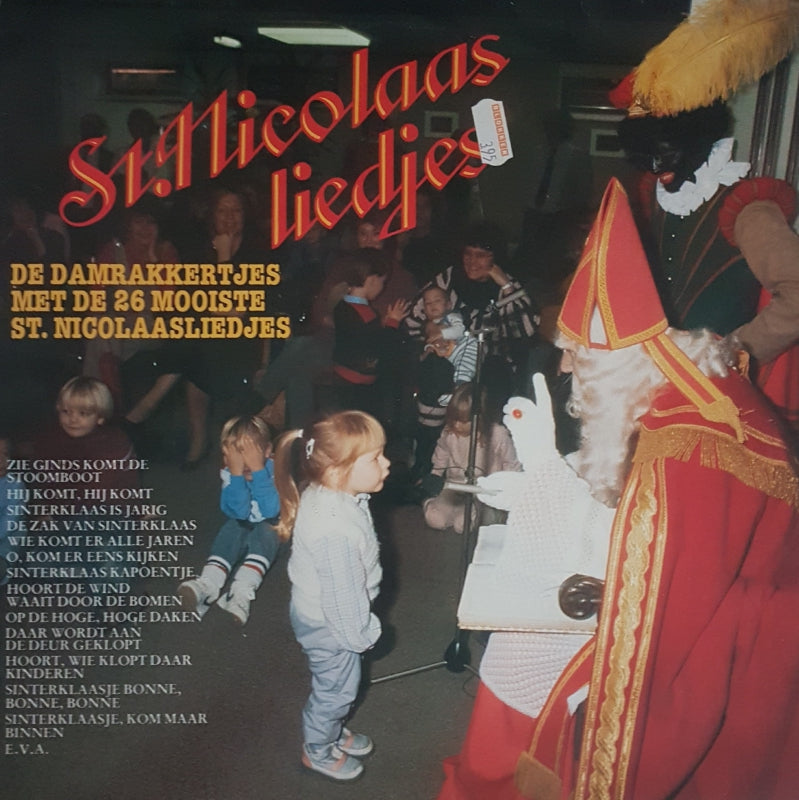Damrakkertjes - ** Mooiste St. Nicolaas Liedjes (LP) Vinyl LP Vinyl Very Good (VG) <br> Hoes Good Plus (G+)
