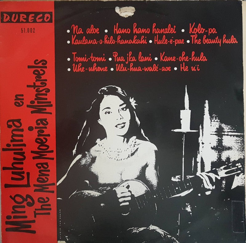 Ming Luhulima - Ming Luhulima And The Mena Moeria (LP) Vinyl LP Vinyl Very Good (VG) <br> Hoes Good Plus (G+)