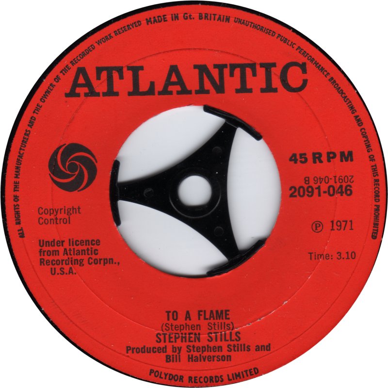 Stephen Stills - Love The One You're With Vinyl Singles Vinyl Very Good (VG) <br> Hoes Generic