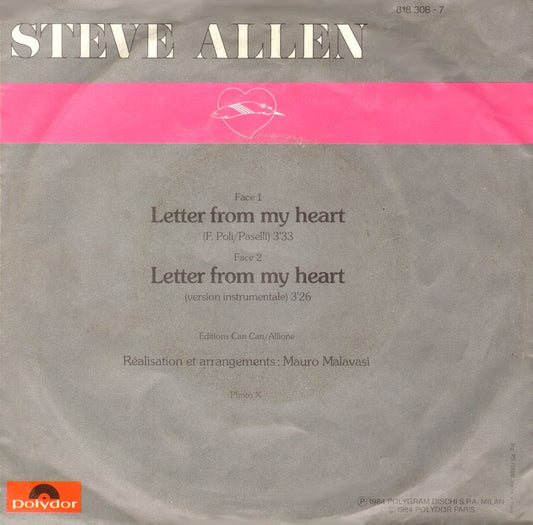 Steve Allen - Letter From My Heart