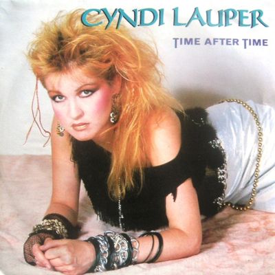 Cyndi Lauper - Time After Time Vinyl Zeer Goed / Hoesje Goed "VINYLSINGLES.NL"
