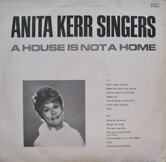 Anita Kerr Singers - A House Is Not A Home (LP) Vinyl LP Vinyl Zeer Goed / Hoesje Goed "VINYLSINGLES.NL"