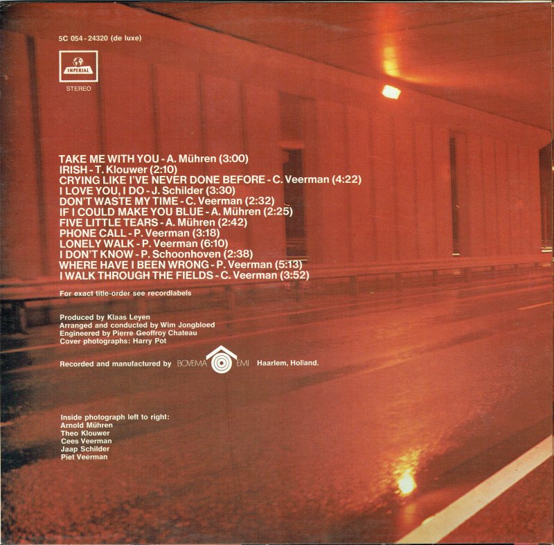 Cats - Take Me With You (LP) Vinyl LP Vinyl Very Good (VG) <br> Hoes Good Plus (G+)