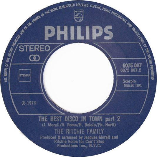 Ritchie Family - The Best Disco In Town