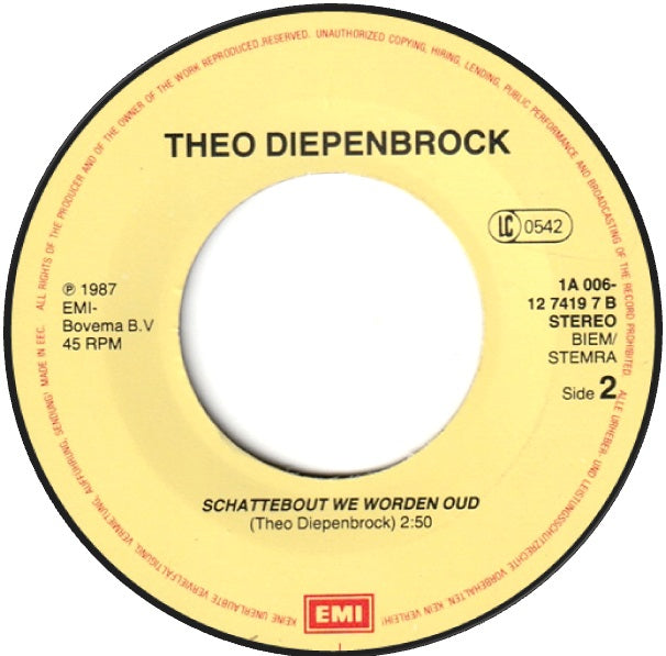 Theo Diepenbrock - Ik Mis Je