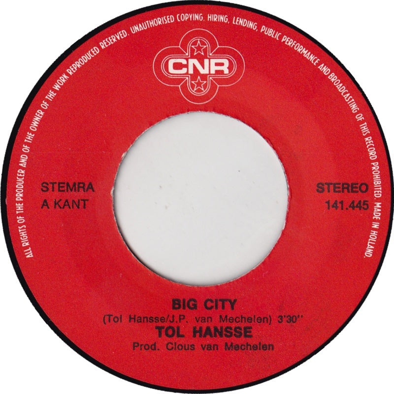 Tol Hansse - Big City (B-Keus)