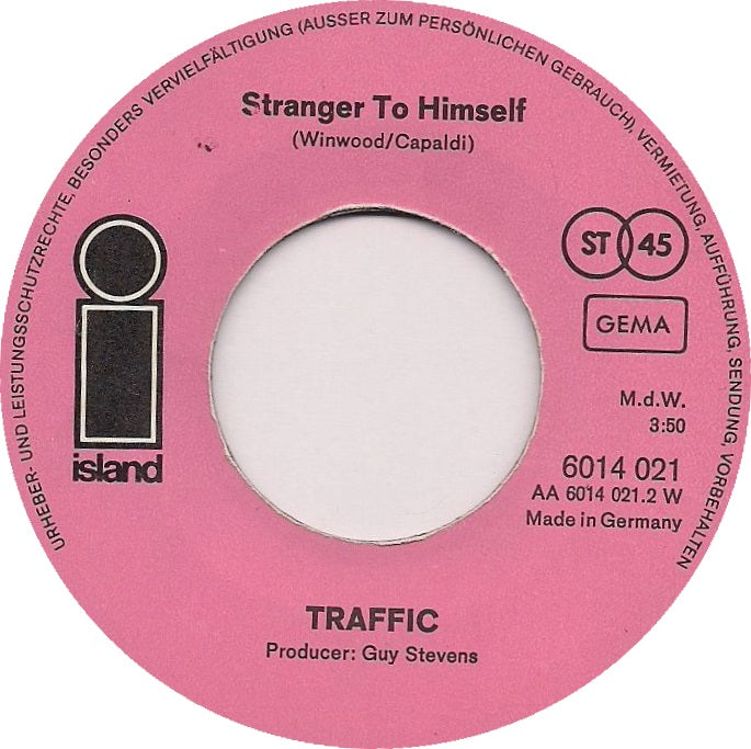 Traffic - Empty Pages Vinyl Singles Vinyl Very Good (VG) <br> Hoes Generic