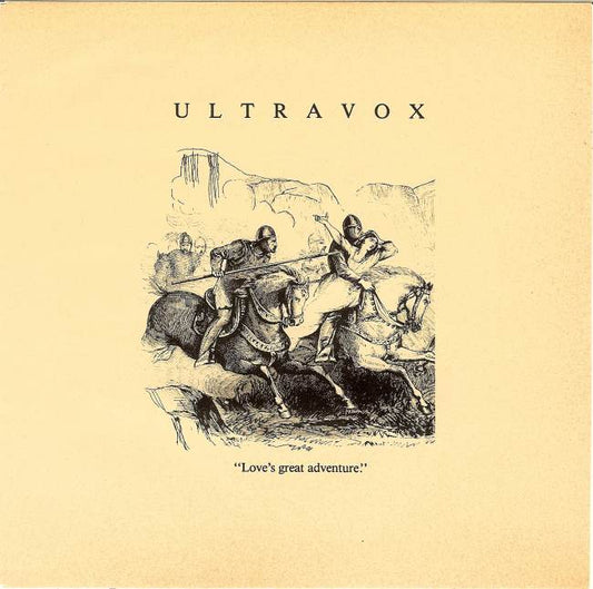 Ultravox - Love's Great Adventure (B) 16754 Vinyl Singles Hoes: Sticker