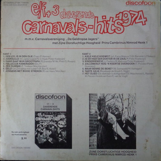 Various - Elf + 3 Daverende Carnavalshits (LP)