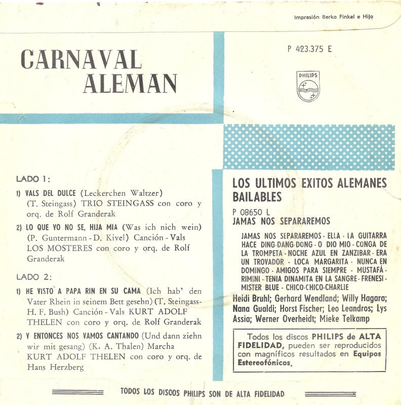 Kurt-Adolf Thelen - Ich Hab' Den Vater Rhein In Seinem Bett Gesehen Vinyl Singles Vinyl Very Good (VG) <br> Hoes Good Plus (G+)