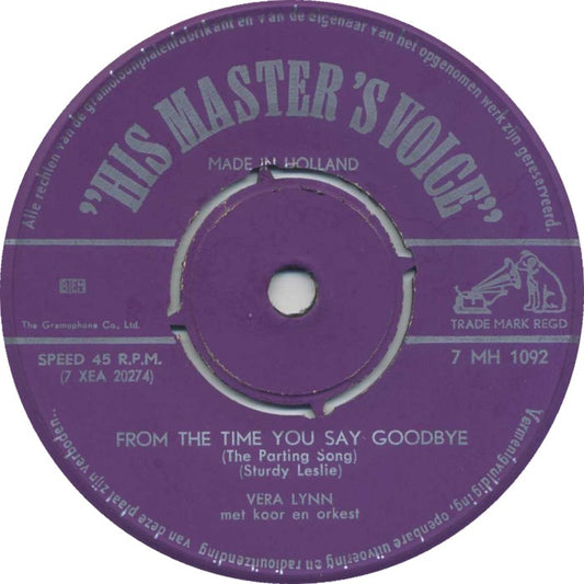 Vera Lynn - Land Of Hope And Glory Vinyl Singles Vinyl Zeer Goed / Hoesje Generic "VINYLSINGLES.NL"