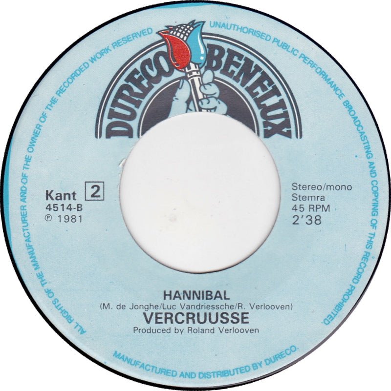 Vercruusse - Vercruusse Danst Vinyl Singles