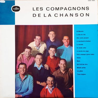 Les Compagnons De La Chanson - Les Compagnons De La Chanson (LP) Vinyl Zeer Goed / Hoes Goed "VINYLSINGLES.NL"