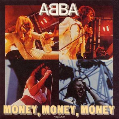 ABBA - Money, Money, Money Vinyl Singles Vinyl (VG) <br> Hoes (G+)