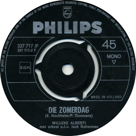 Willeke Alberti - Mijn Dagboek Vinyl Singles Vinyl Zeer Goed / Hoesje Generic "VINYLSINGLES.NL"